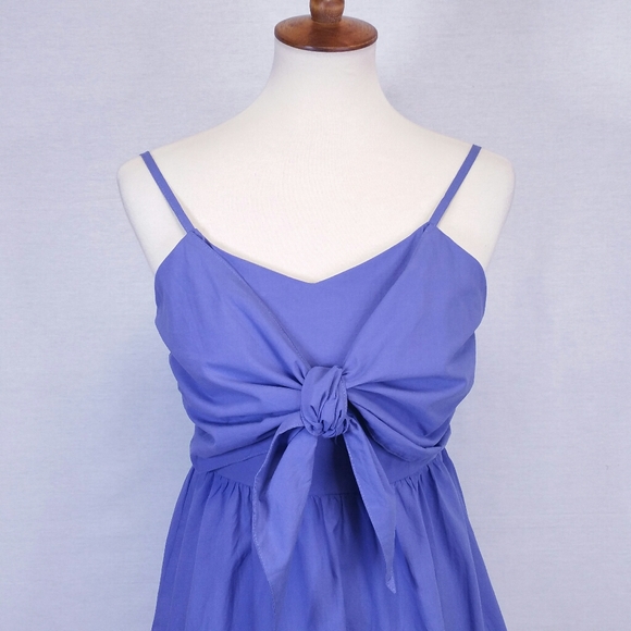 🚨SOLD🚨 Easel Periwinkle Blue Bodice Tie Dress SM - Picture 6 of 7